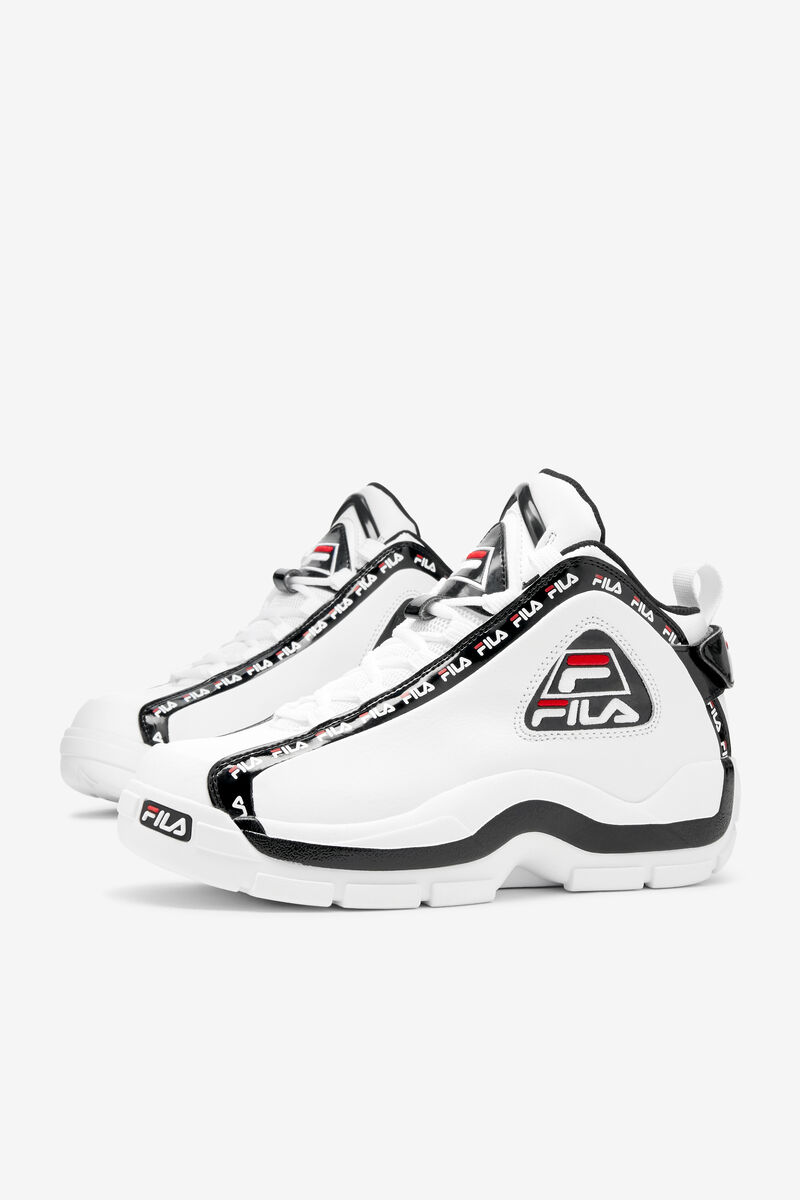Men's Fila Grant Hill 2 Repeat Shoes Official | Fila Sneakers White / Black / Red | 1Mjw5fXZElR
