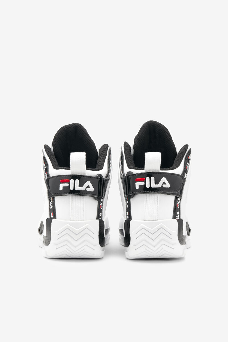 Men's Fila Grant Hill 2 Repeat Shoes Official | Fila Sneakers White / Black / Red | 1Mjw5fXZElR