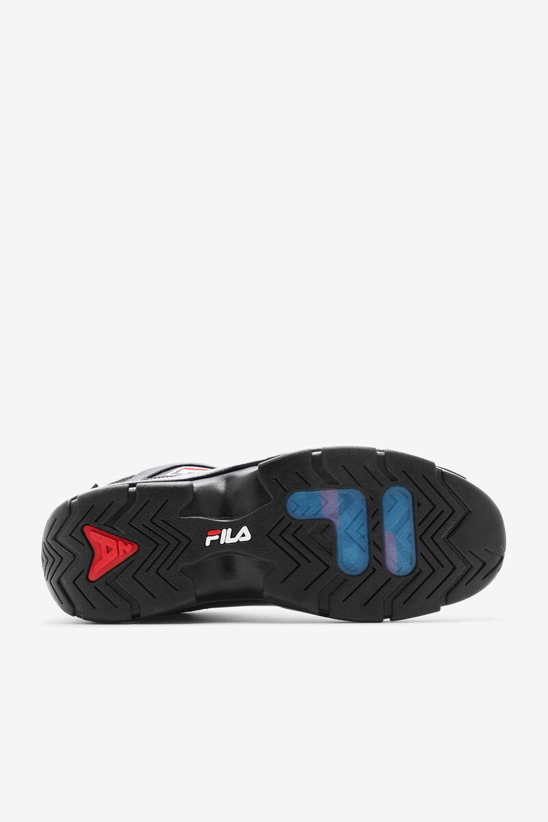 Men's Fila Grant Hill 2 Shoes - 25th Anniversary Edition | Fila Sneakers Black / White / Red | Qq4Is
