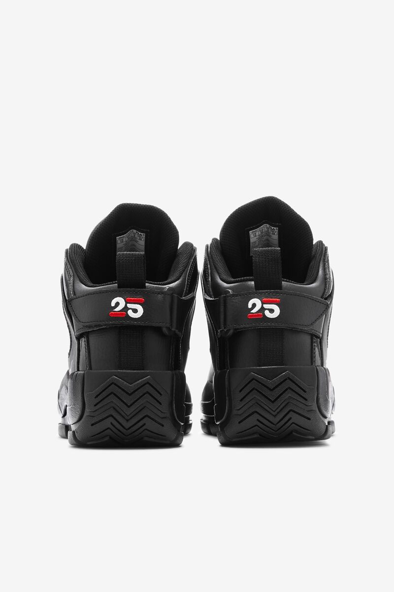 Men's Fila Grant Hill 2 Shoes - 25th Anniversary Edition | Fila Sneakers Black / White / Red | Qq4Is