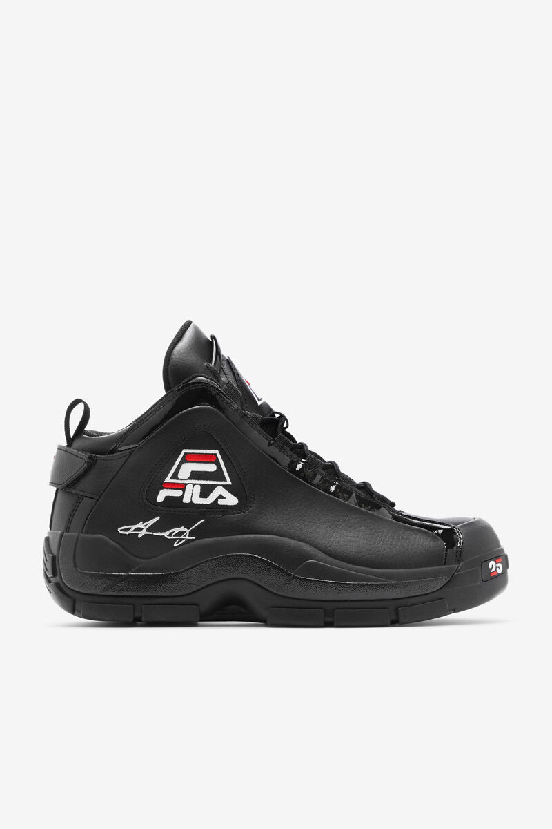 Men\'s Fila Grant Hill 2 Shoes - 25th Anniversary Edition | Fila Sneakers Black / White / Red | Qq4Is