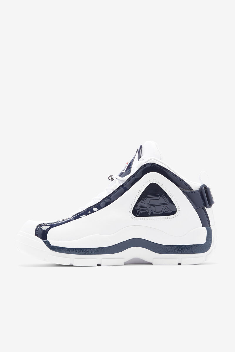Men's Fila Grant Hill 2 Shoes - 25th Anniversary Edition | Fila Sneakers White / Navy / Red | mFwT19