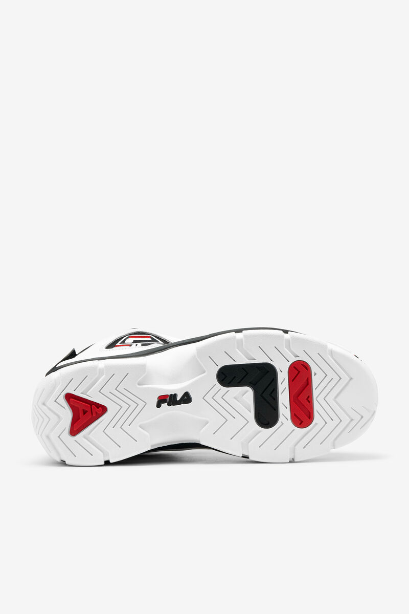 Men's Fila Grant Hill 2 Shoes Black Colorway | Fila Sneakers White / Black / Red | QQjYXDwdozv
