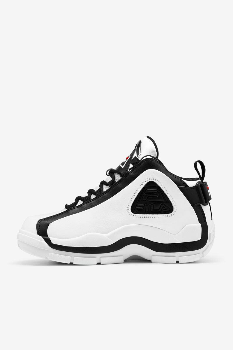 Men's Fila Grant Hill 2 Shoes Black Colorway | Fila Sneakers White / Black / Red | QQjYXDwdozv
