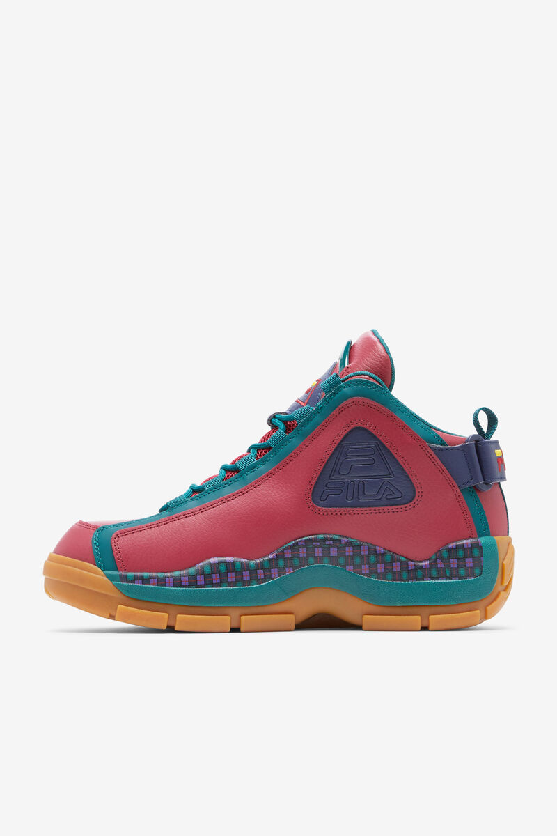Men's Fila Grant Hill 2 Shoes - Retro Color Combo | Fila Sneakers Red | Bi6aQ62tOfL
