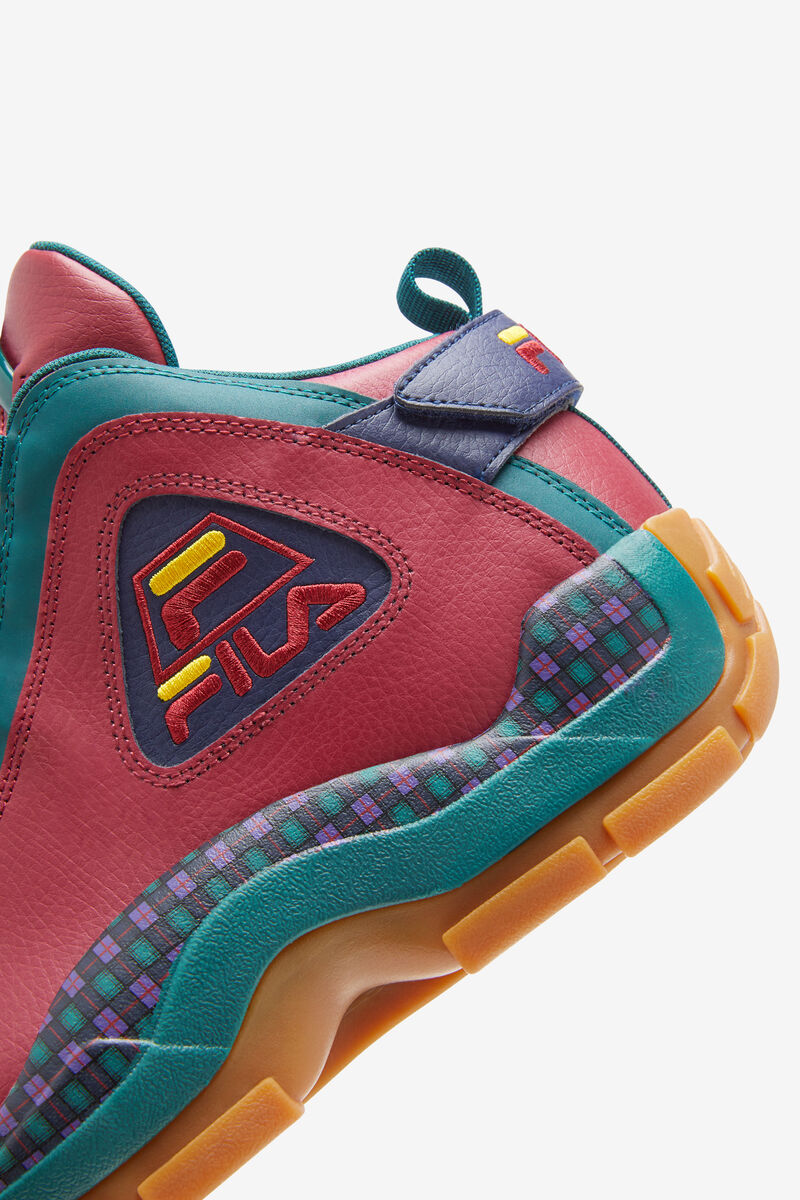 Men's Fila Grant Hill 2 Shoes - Retro Color Combo | Fila Sneakers Red | Bi6aQ62tOfL
