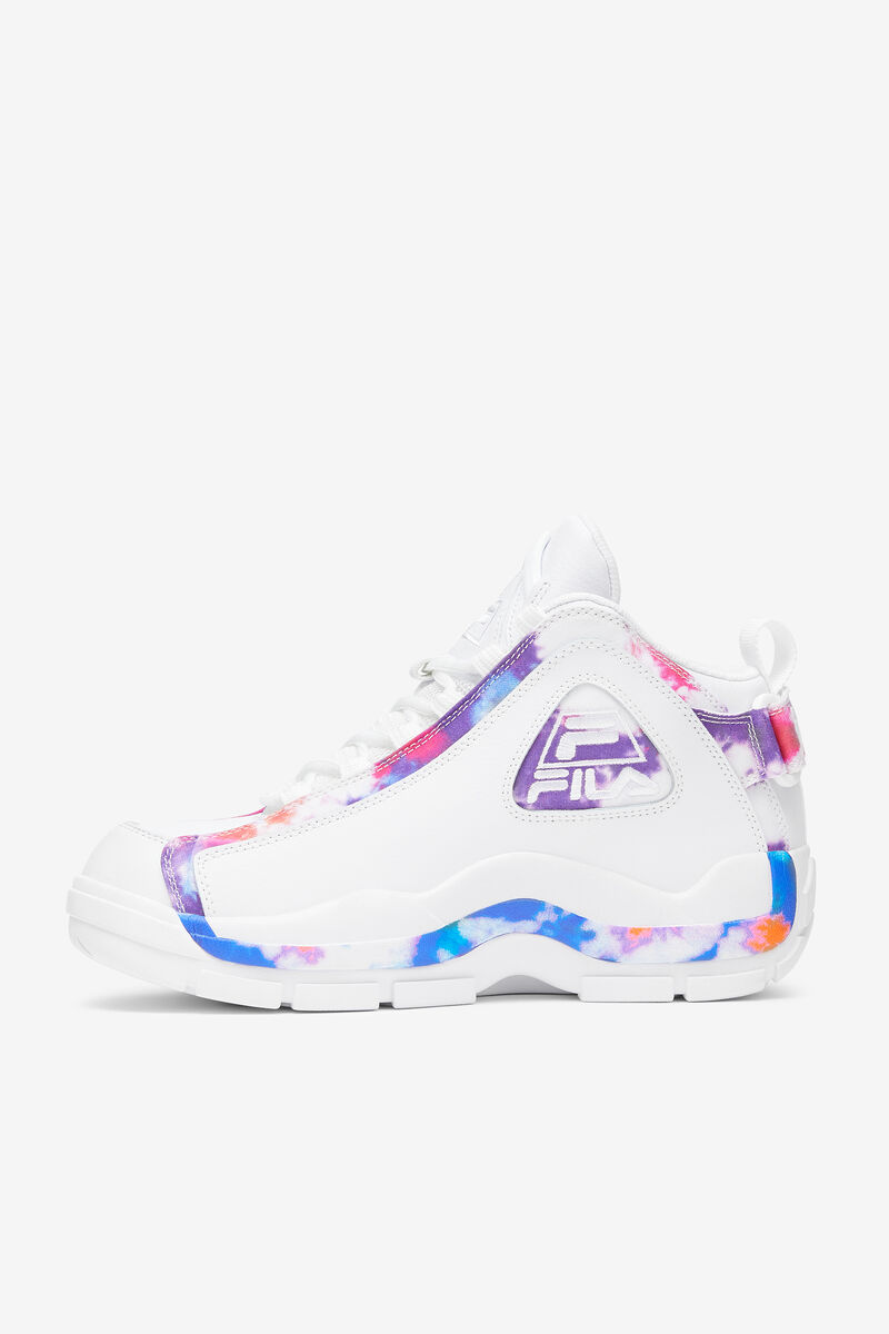 Men's Fila Grant Hill 2 Tie Dye Basketball Shoes White / White | TmOZkH2iov1