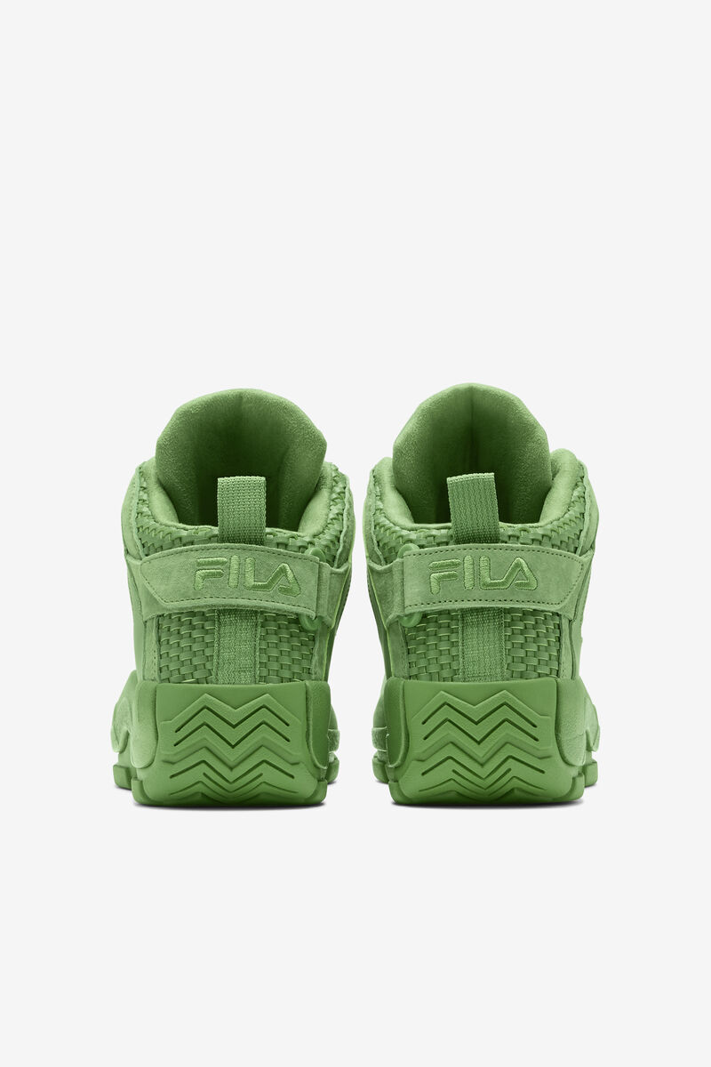 Men's Fila Grant Hill 2 Woven Basketball Shoes Green / Green / Green | DU9WaoPVSt2