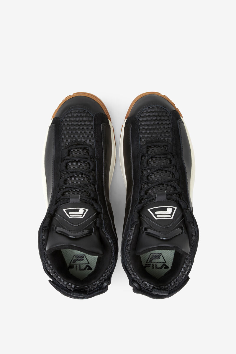 Men's Fila Grant Hill 2 Woven Basketball Shoes Black | xysiYHqCAMF