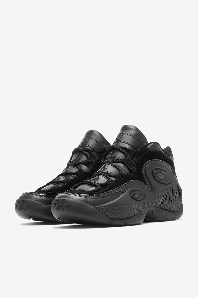 Men's Fila Grant Hill 3 Basketball Shoes Black / Black / Black | dFPmdYW7D3Y