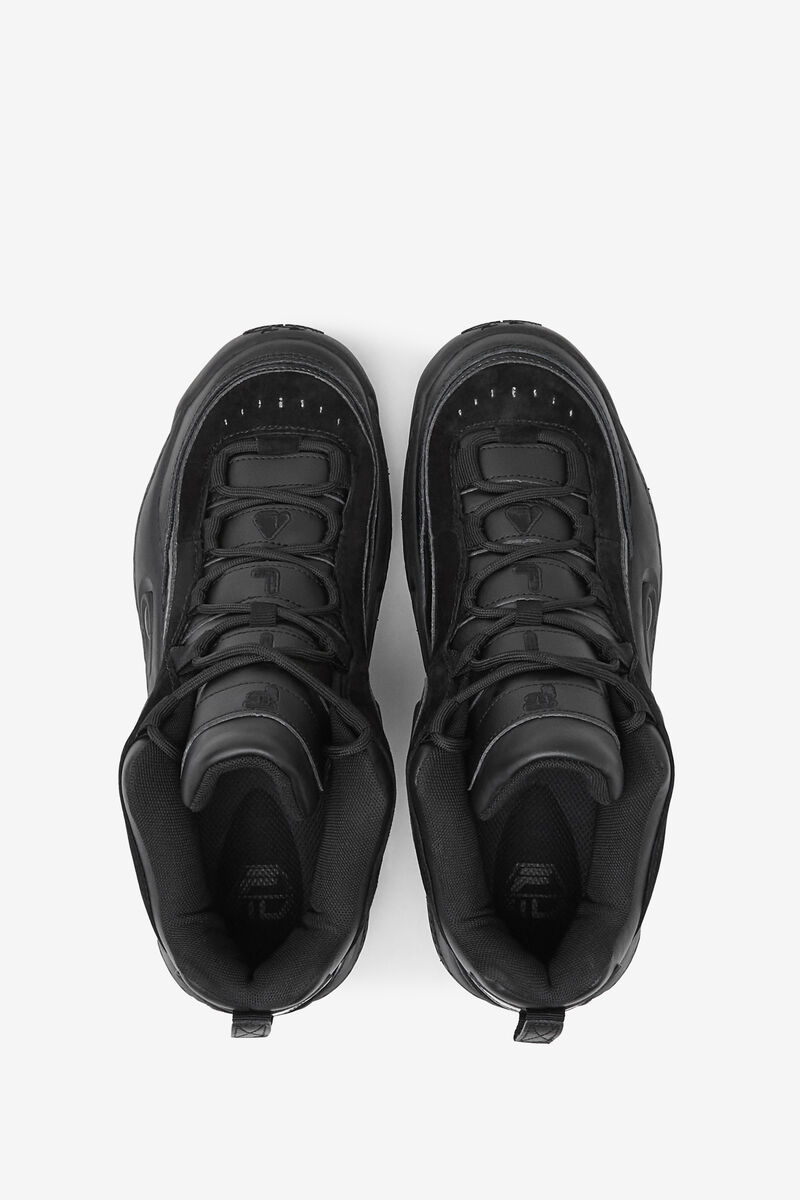 Men's Fila Grant Hill 3 Basketball Shoes Black / Black / Black | dFPmdYW7D3Y