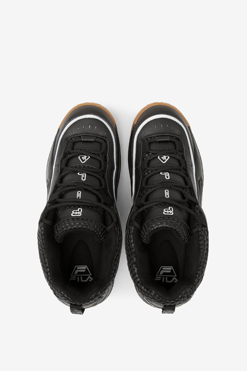 Men's Fila Grant Hill 3 Woven Basketball Shoes Black | 7m3AoRxUpnn