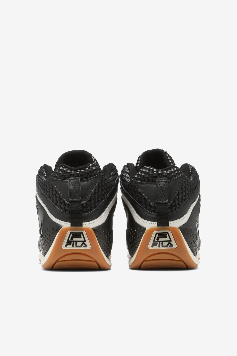 Men's Fila Grant Hill 3 Woven Basketball Shoes Black | 7m3AoRxUpnn