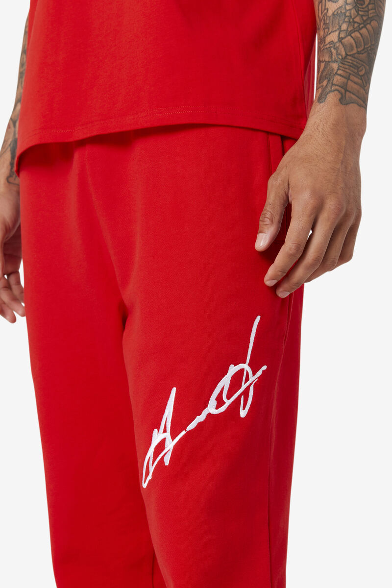 Men's Fila Grant Hill Orson Pant Pants Red | NmgJxUTBx7m