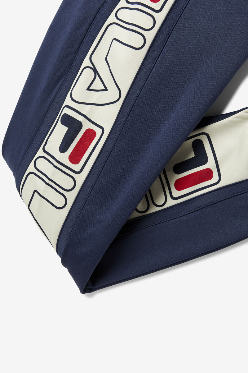 Men's Fila Greene Pant Pants Navy / Red | NZ4LWUJkmiE