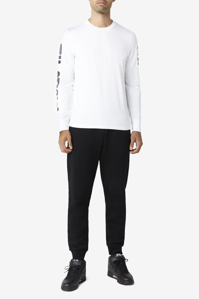 Men's Fila Grey Shirt White | it9FiznIRgY