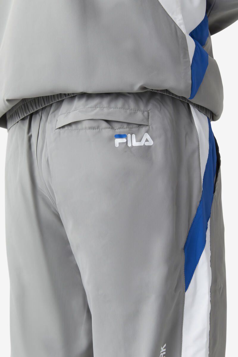 Men's Fila Gustavo Pant Pants Grey / White / Blue | 3VktVroWN7v