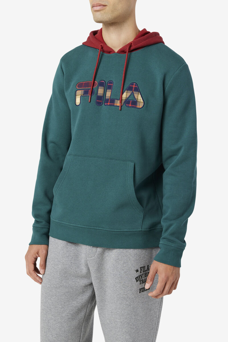 Men's Fila Harnoop Hoodie Hoodies Green | itfX8viymHE