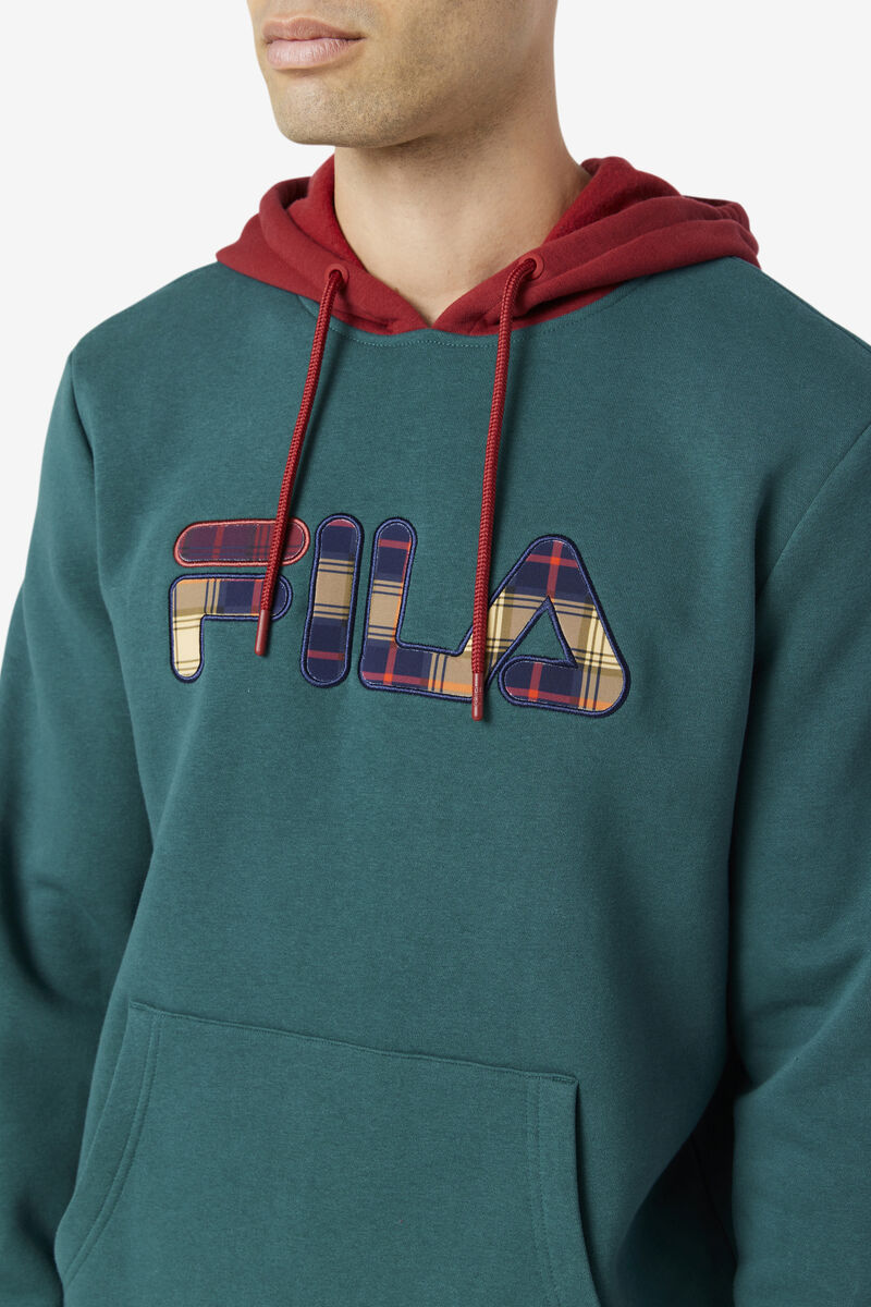 Men's Fila Harnoop Hoodie Hoodies Green | itfX8viymHE