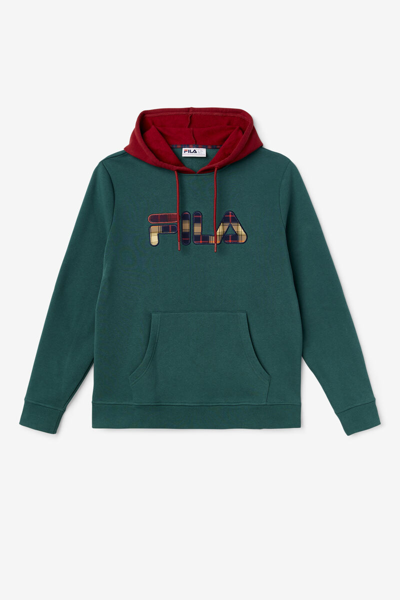 Men\'s Fila Harnoop Hoodie Hoodies Green | itfX8viymHE