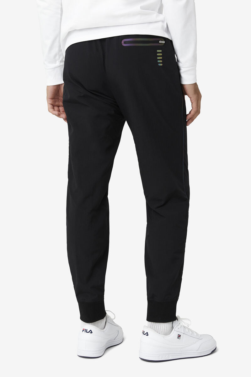 Men's Fila Harper Wind Pant Pants Black | Itrts3Dgq31
