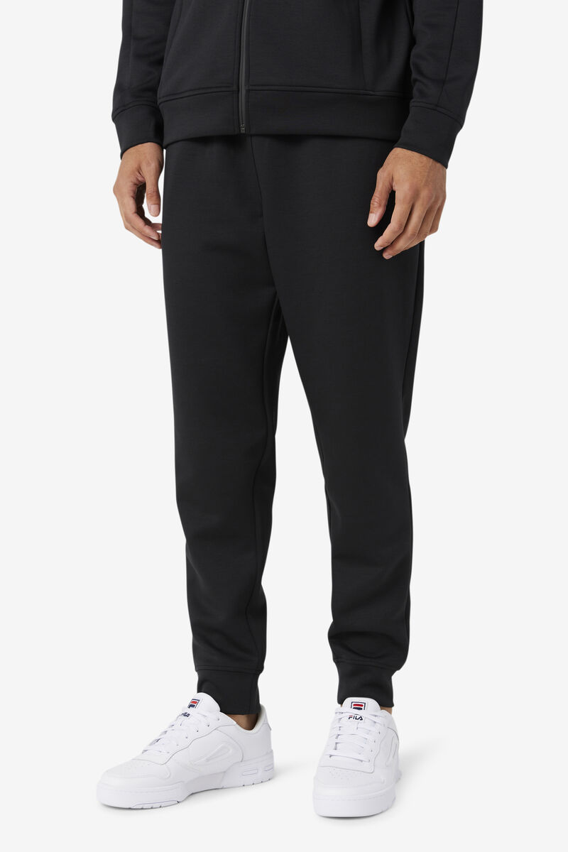 Men's Fila Himmat Jogger Pants Black | RXqFl5HNXEK