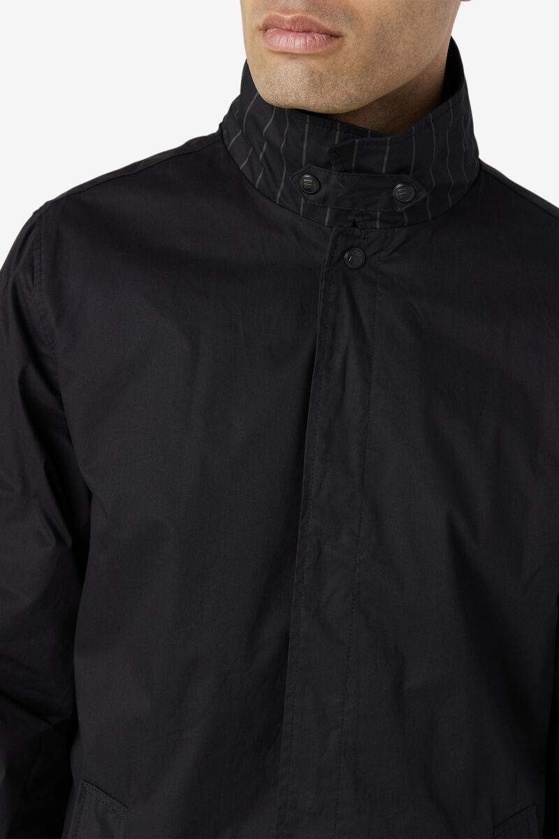 Men's Fila Holmes Jacket Jackets Black | zgHMsmu9MzV