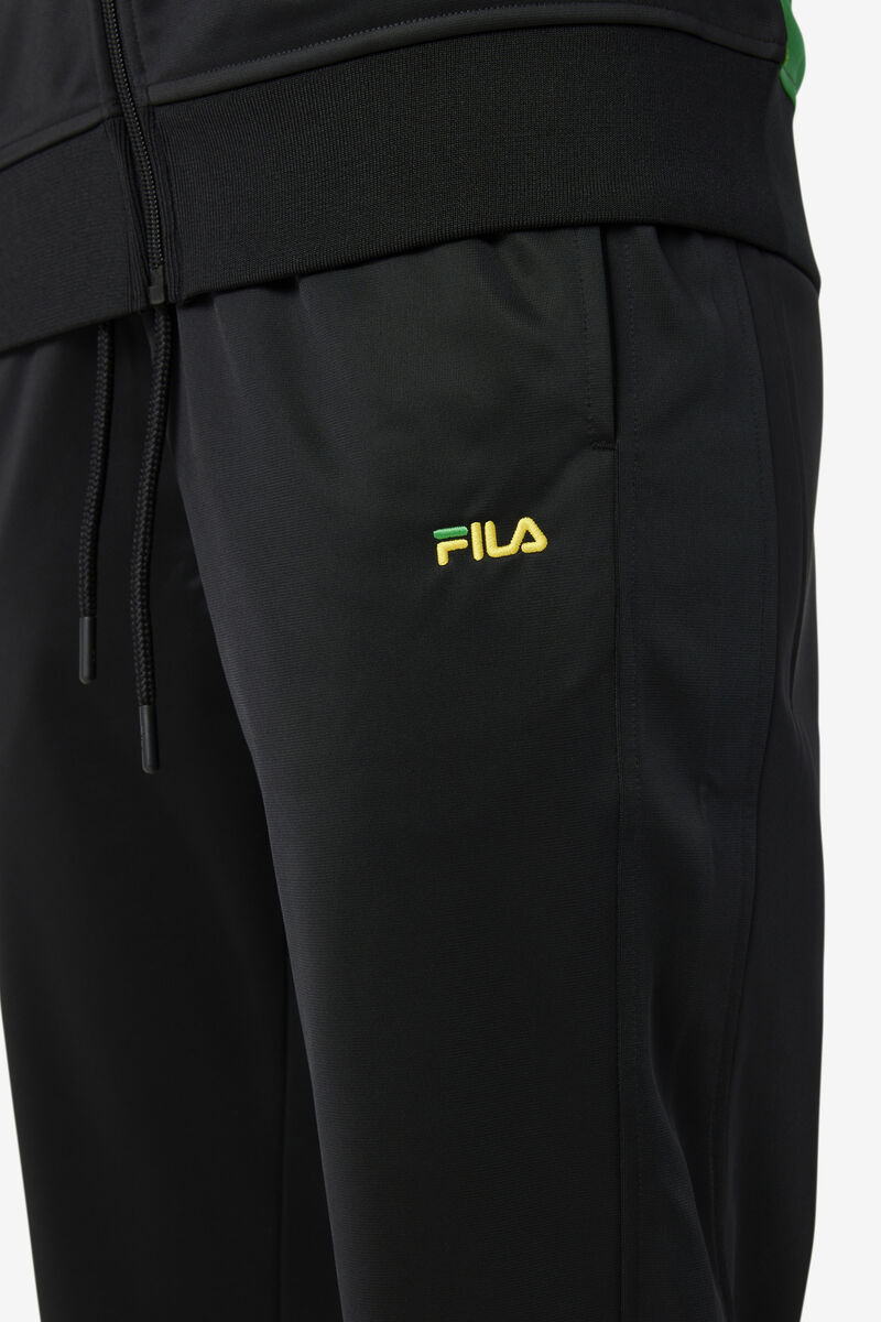 Men's Fila Jamaica Pant Pants Black / White | OEVO3pZaBh4