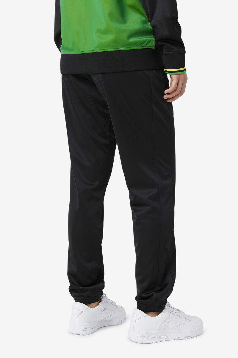 Men's Fila Jamaica Pant Pants Black / White | OEVO3pZaBh4