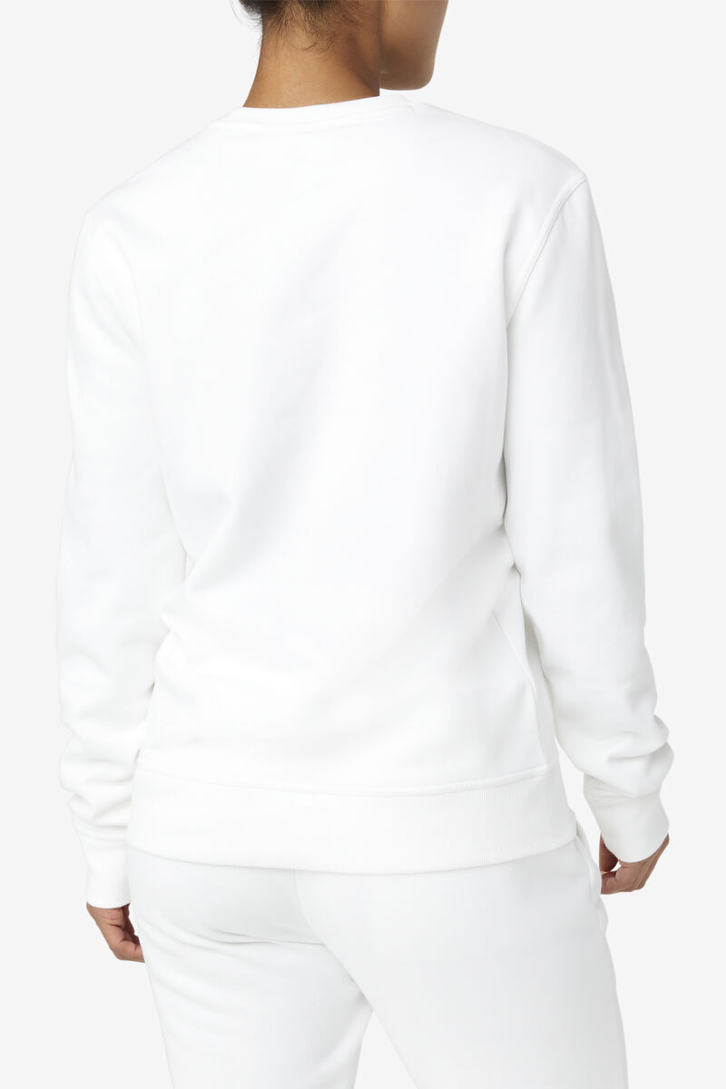 Men's Fila Kieve Sweatshirt Sweatshirts White | DOcIXj43lJY