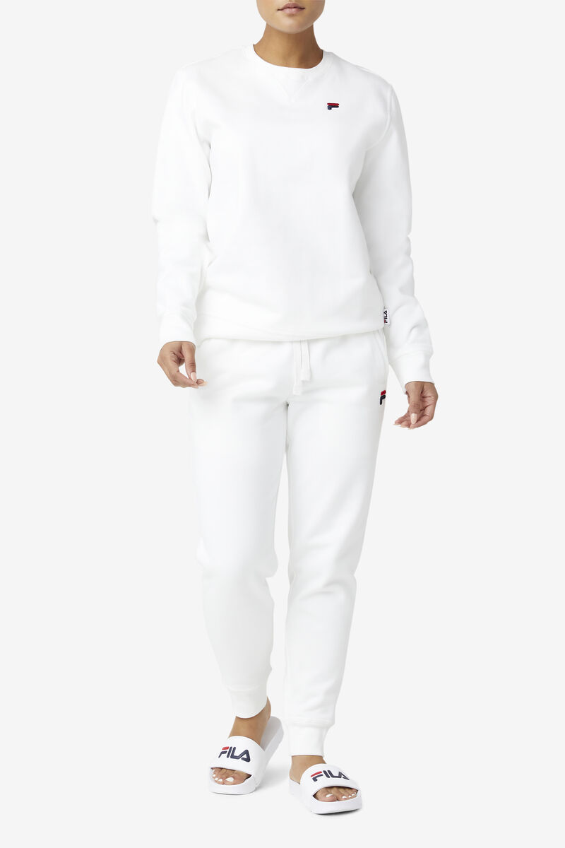 Men's Fila Kieve Sweatshirt Sweatshirts White | DOcIXj43lJY