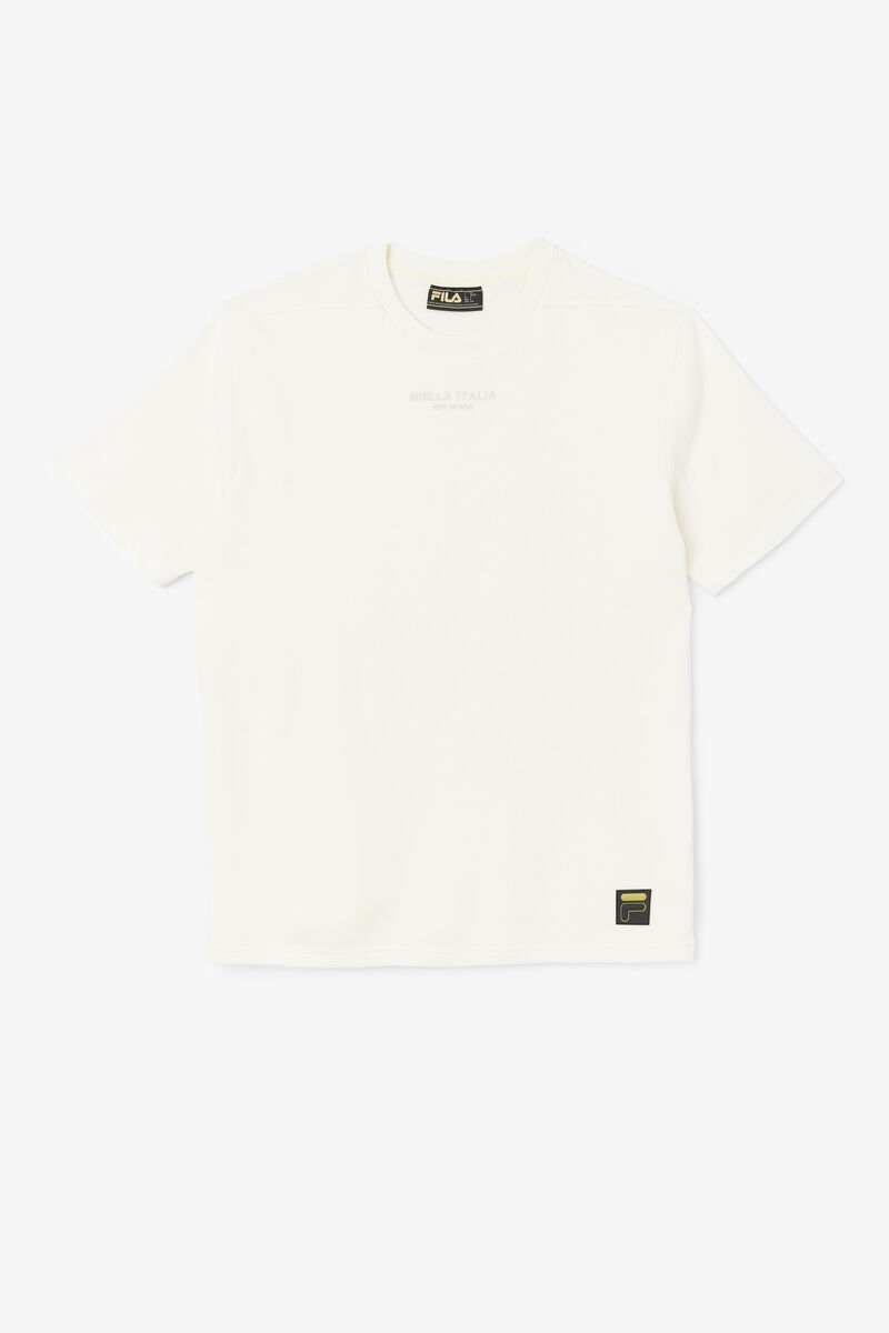 Men\'s Fila Kirk Waffle Knit T Shirts White | f7owhdyHUFV