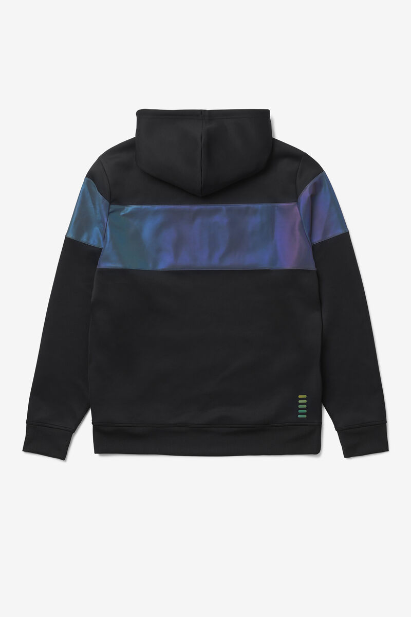 Men's Fila Lando Hoodie Hoodies Black | 3TiHm1LGSj5
