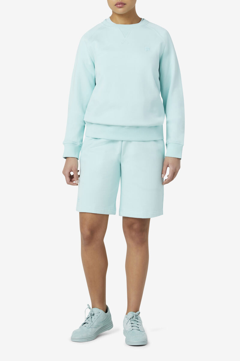 Men's Fila Logan Crewneck Sweatshirts Blue | Z14zxzRwYxh