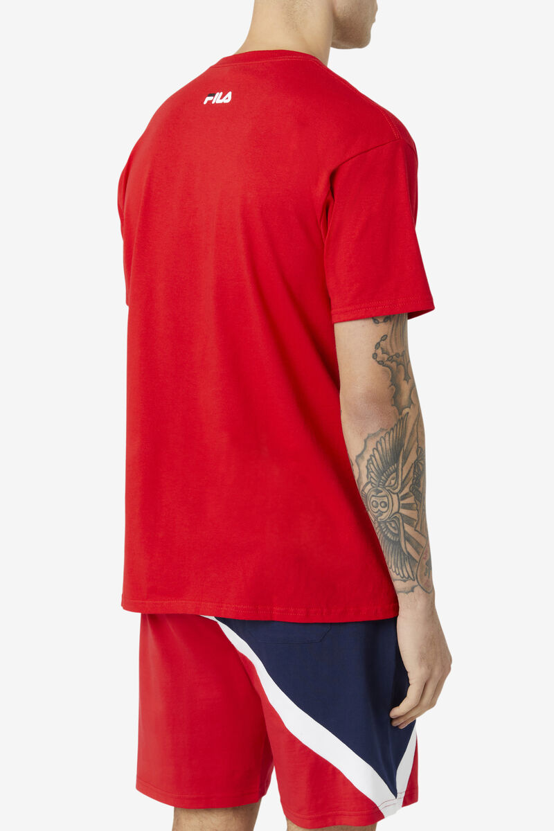 Men's Fila Love Atl T Shirts Red | Vd7exPnONha