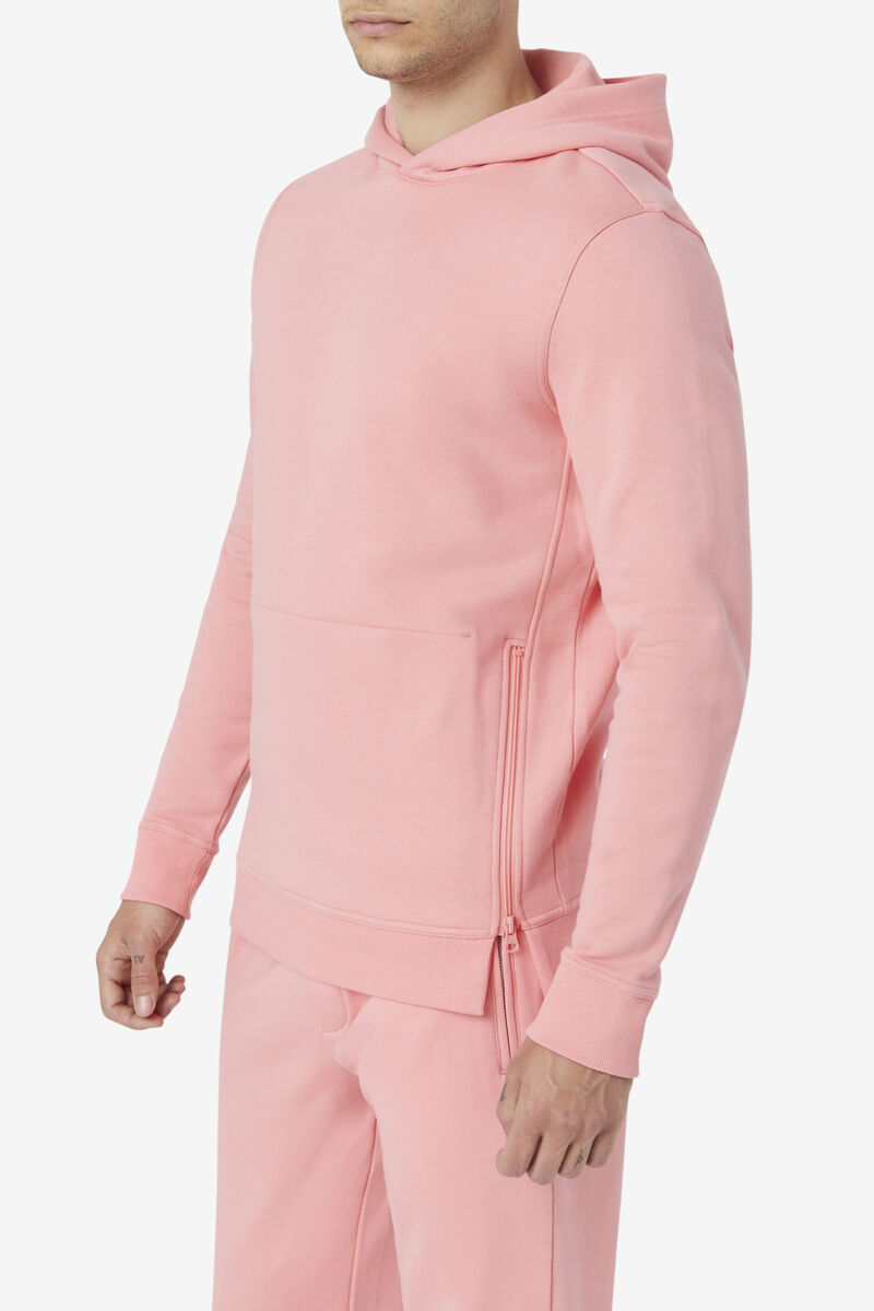 Men's Fila Maddox Pullover Hoodie Hoodies Pink | FXAKbtB7dfC