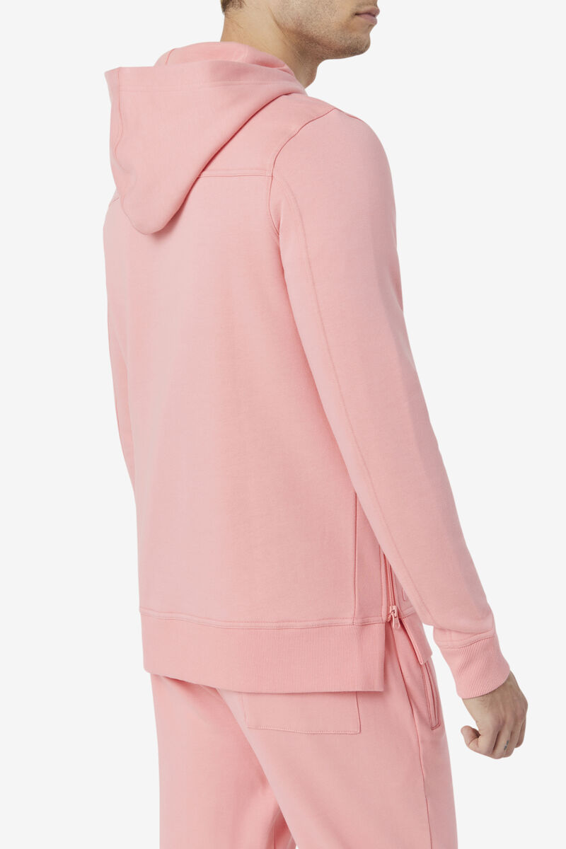 Men's Fila Maddox Pullover Hoodie Hoodies Pink | FXAKbtB7dfC