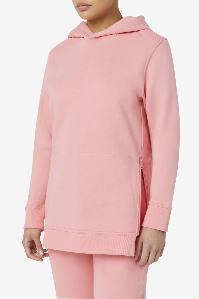 Men's Fila Maddox Pullover Hoodie Hoodies Pink | FXAKbtB7dfC