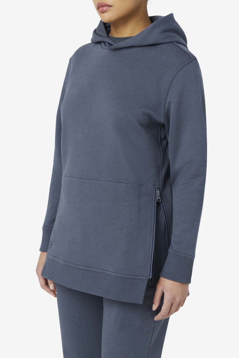 Men's Fila Maddox Pullover Hoodie Hoodies Dark Grey | Ie8lknw99HR
