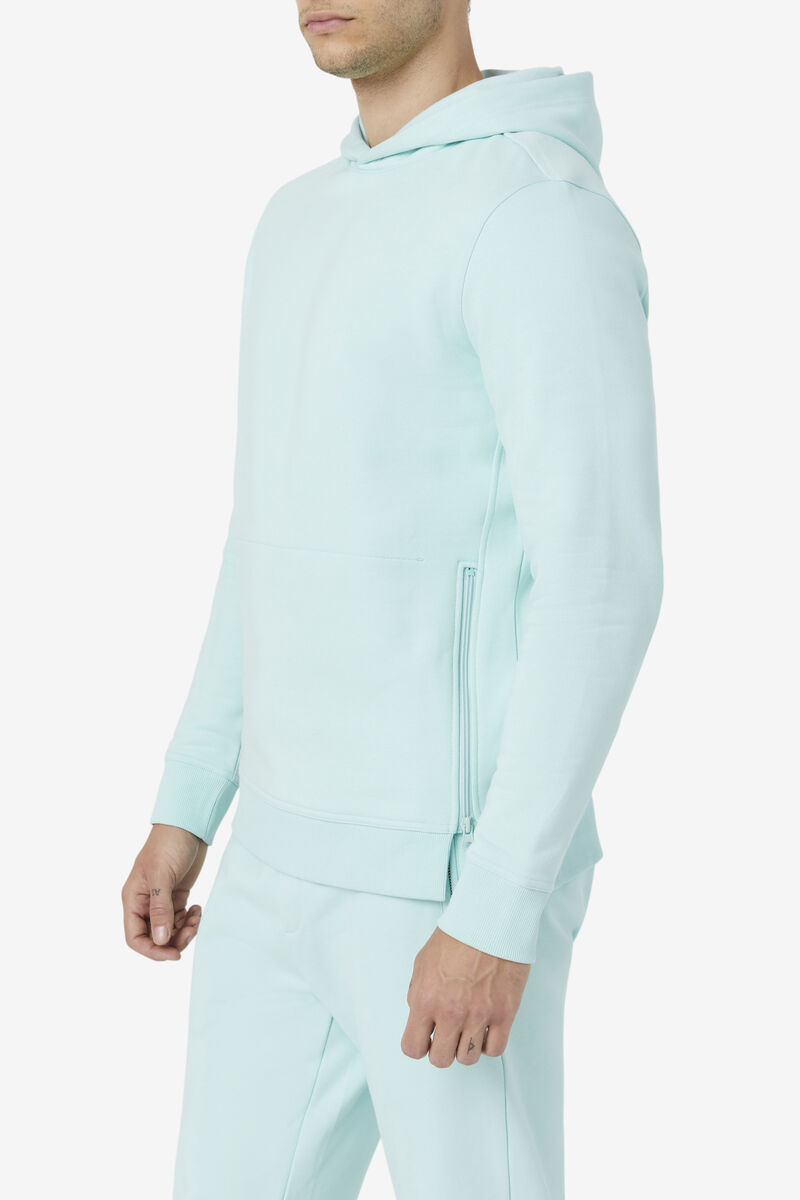 Men's Fila Maddox Pullover Hoodie Hoodies Blue | Krdd321HuOG
