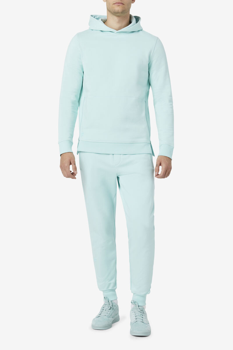 Men's Fila Maddox Pullover Hoodie Hoodies Blue | Krdd321HuOG