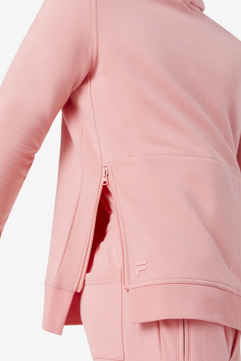 Men's Fila Maddox Pullover Hoodie Hoodies Pink | QS7jbPCzEkH