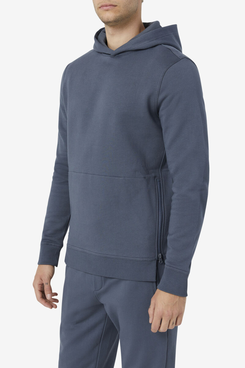 Men's Fila Maddox Pullover Hoodie Hoodies Dark Brown | mUNxmoFnZCS