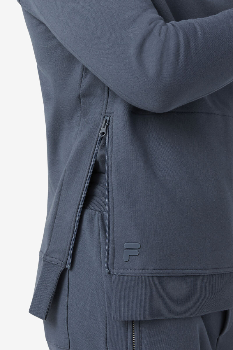 Men's Fila Maddox Pullover Hoodie Hoodies Dark Brown | mUNxmoFnZCS