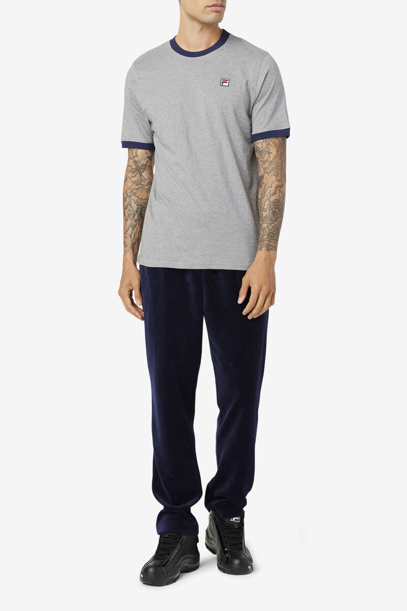 Men's Fila Marconi Ringer T Shirts Navy | dSovbidADa7