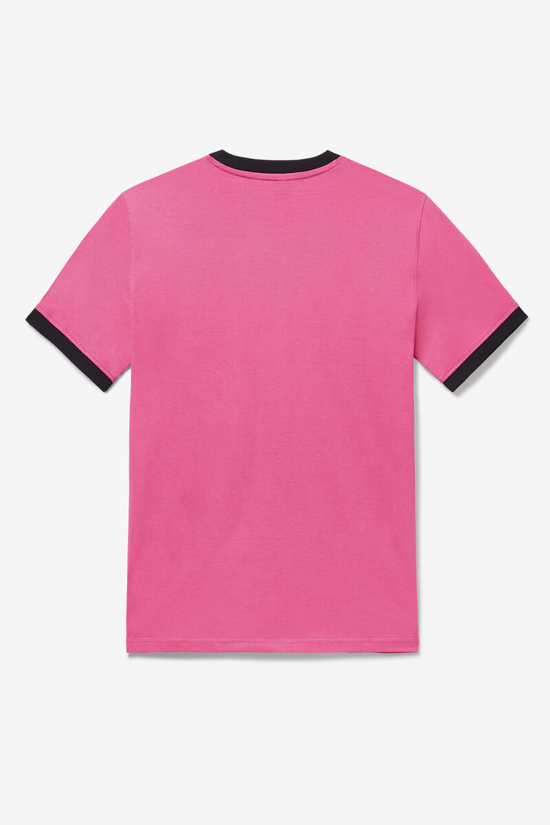 Men's Fila Marconi Ringer T Shirts Rose | llx3EXbGT7x