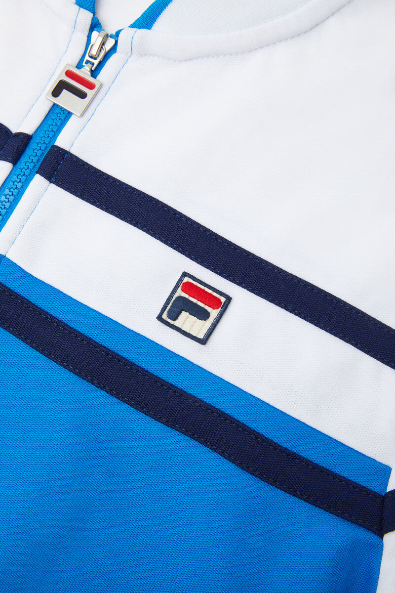 Men's Fila Naso Jacket Tracksuits Blue / White / Navy | CSB3ZzjrO2J