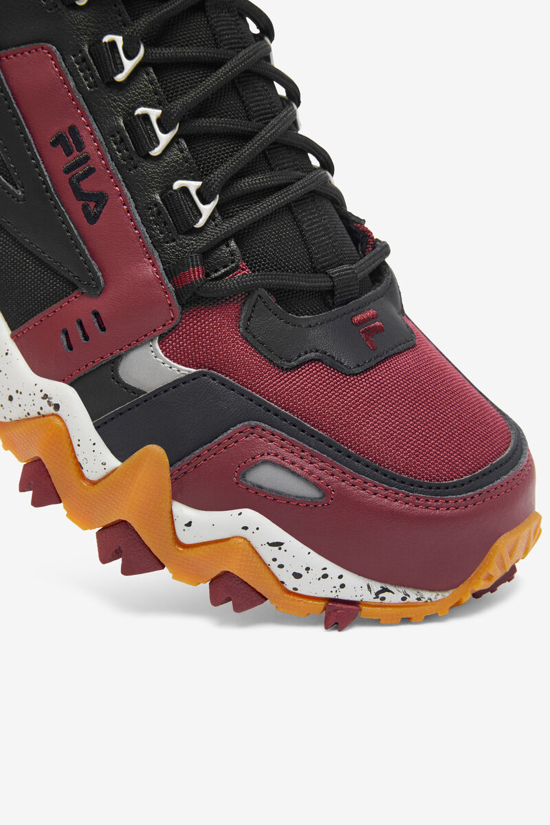 Men's Fila Oakmont Tr Mid Running Shoes Brown / Black / Grey | 2jcn2wE7qLr