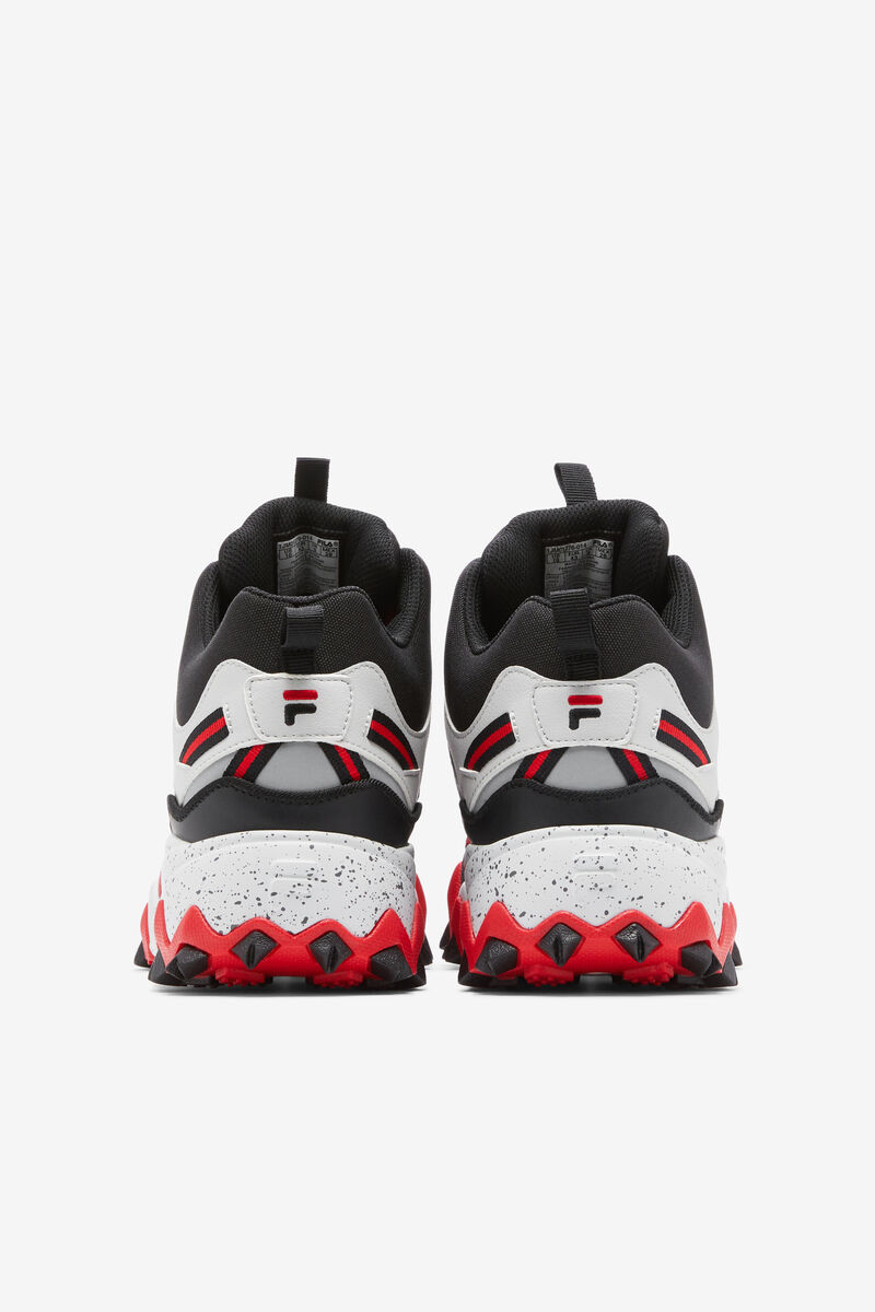 Men's Fila Oakmont Tr Mid Running Shoes Black / Grey / Red | lBNALw9J5kx
