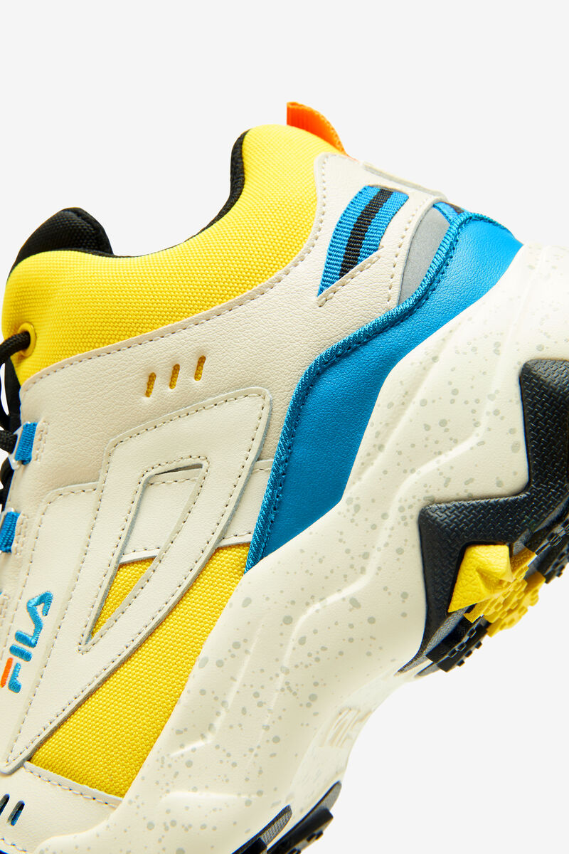 Men's Fila Oakmont Tr Mid - Sneakers & Lifestyle | Fila Sneakers Lemon / Blue | iL7EoTSNoZK